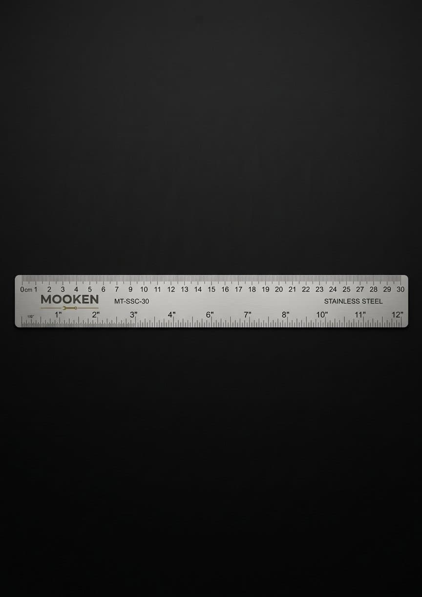 Steel Scale 30cm